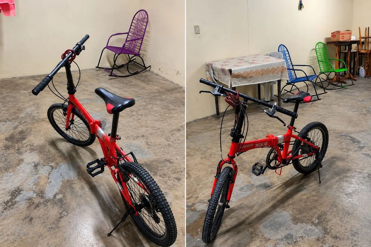 Bicicleta dobrável 