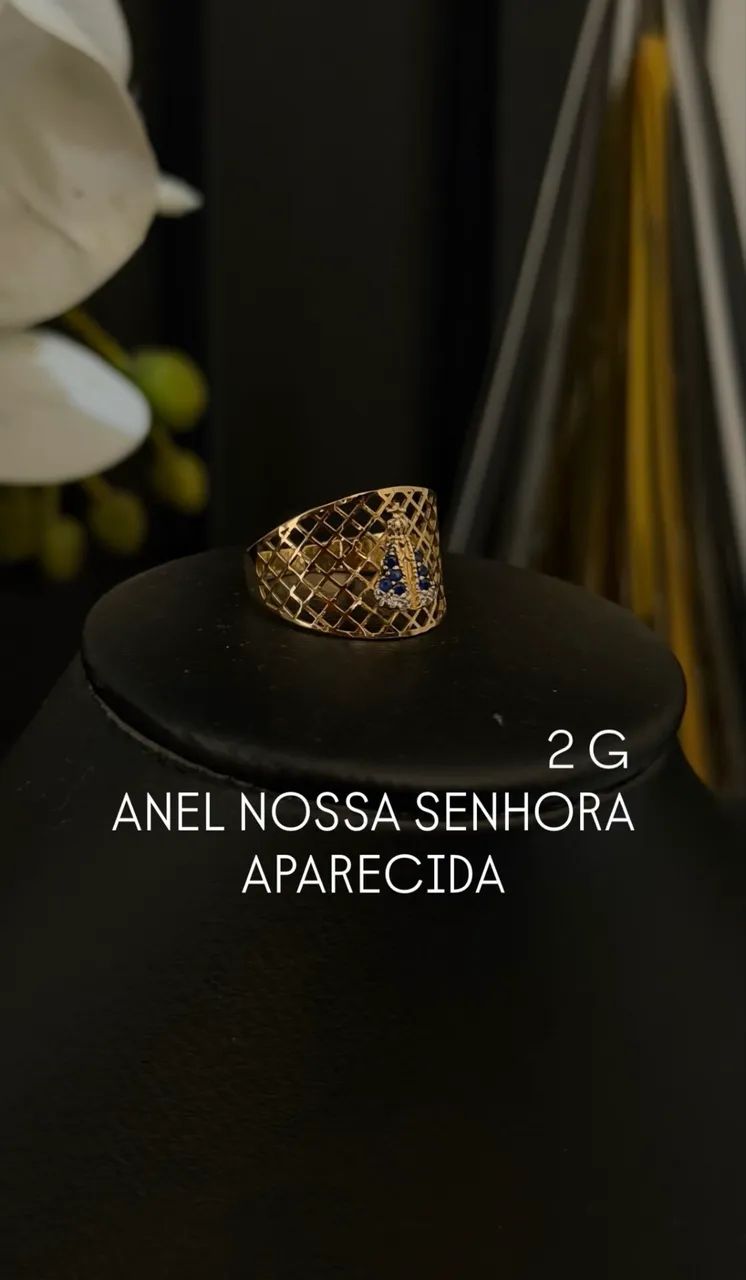 Anéis feminino ouro 18k - Foto 4