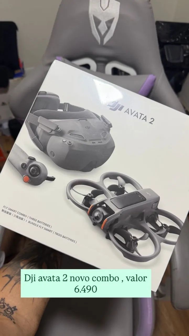 Drone dji avata 2 novo lacrado combo  - Foto 2