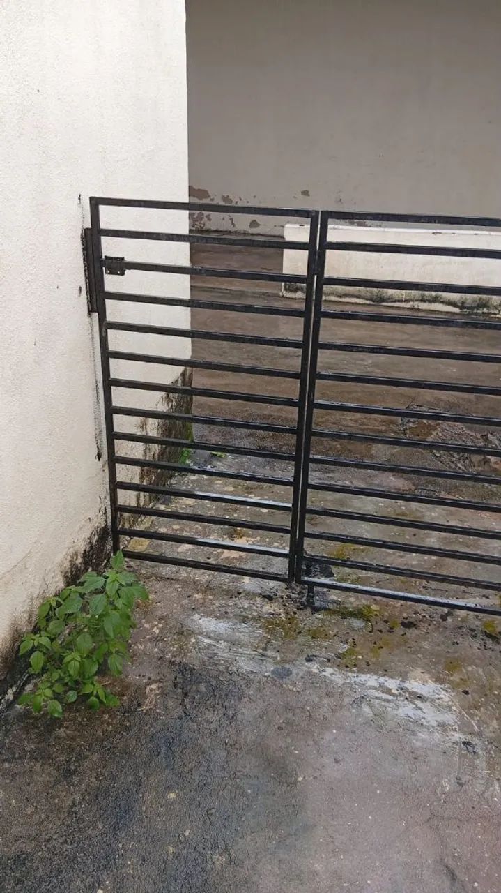 portão de grade de segurança em ferro com design de barras horizontais - Foto 3