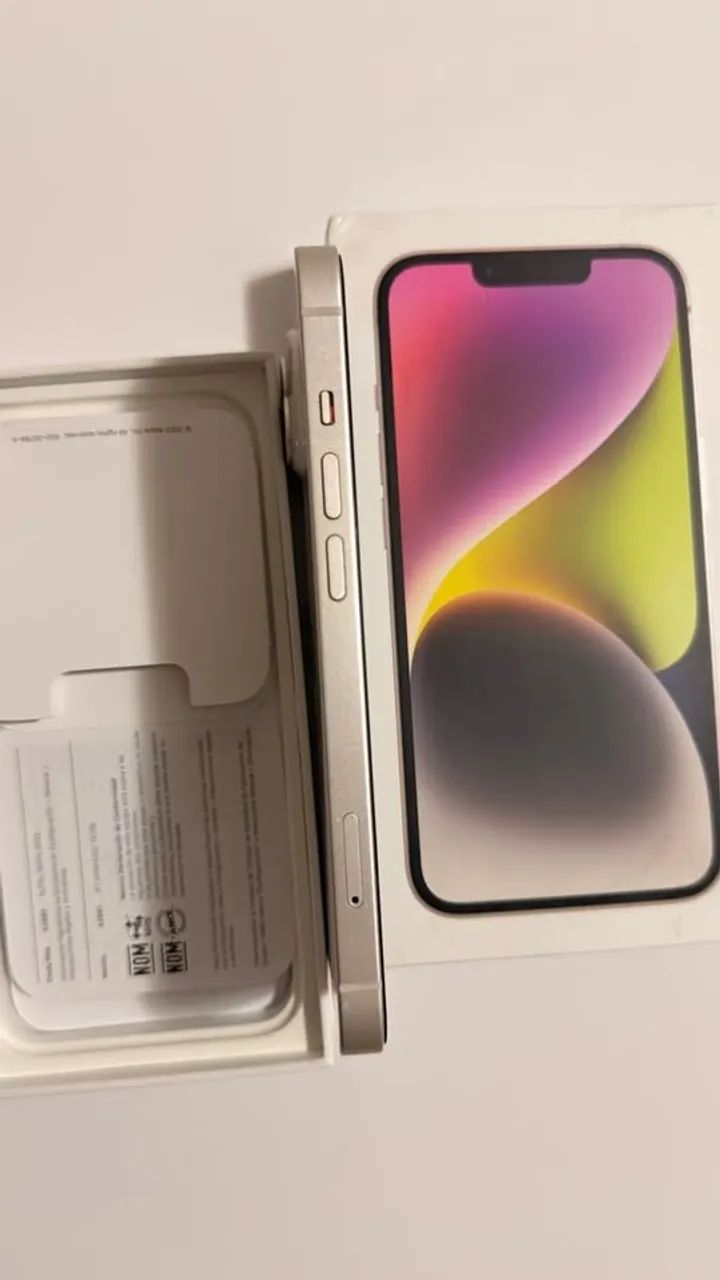 iPhone 14 128GB branco semi novo  - Foto 3