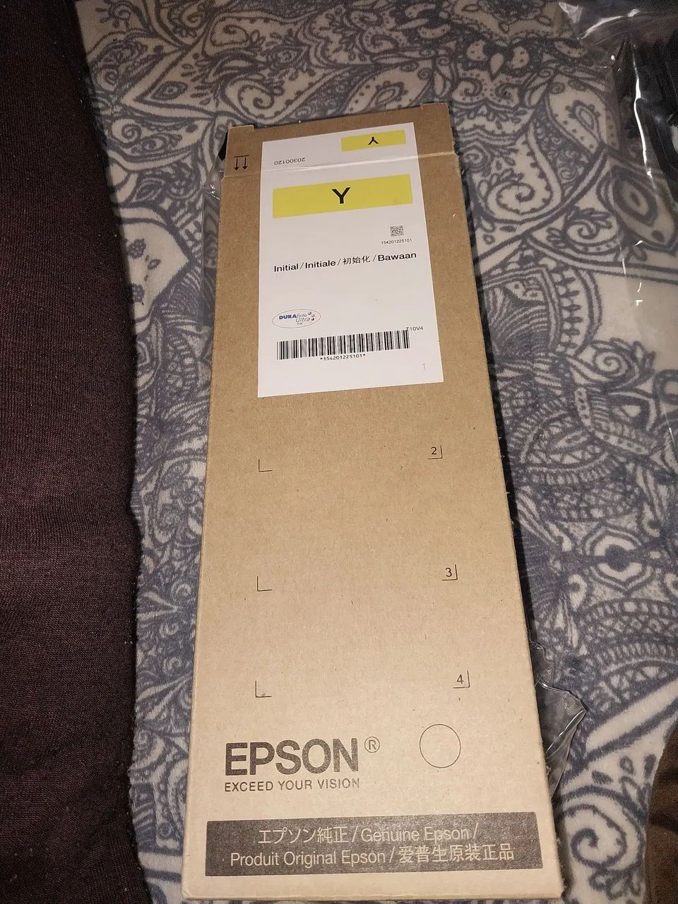 BOLSA DE TINTA EPSON AMARELO - Foto 2