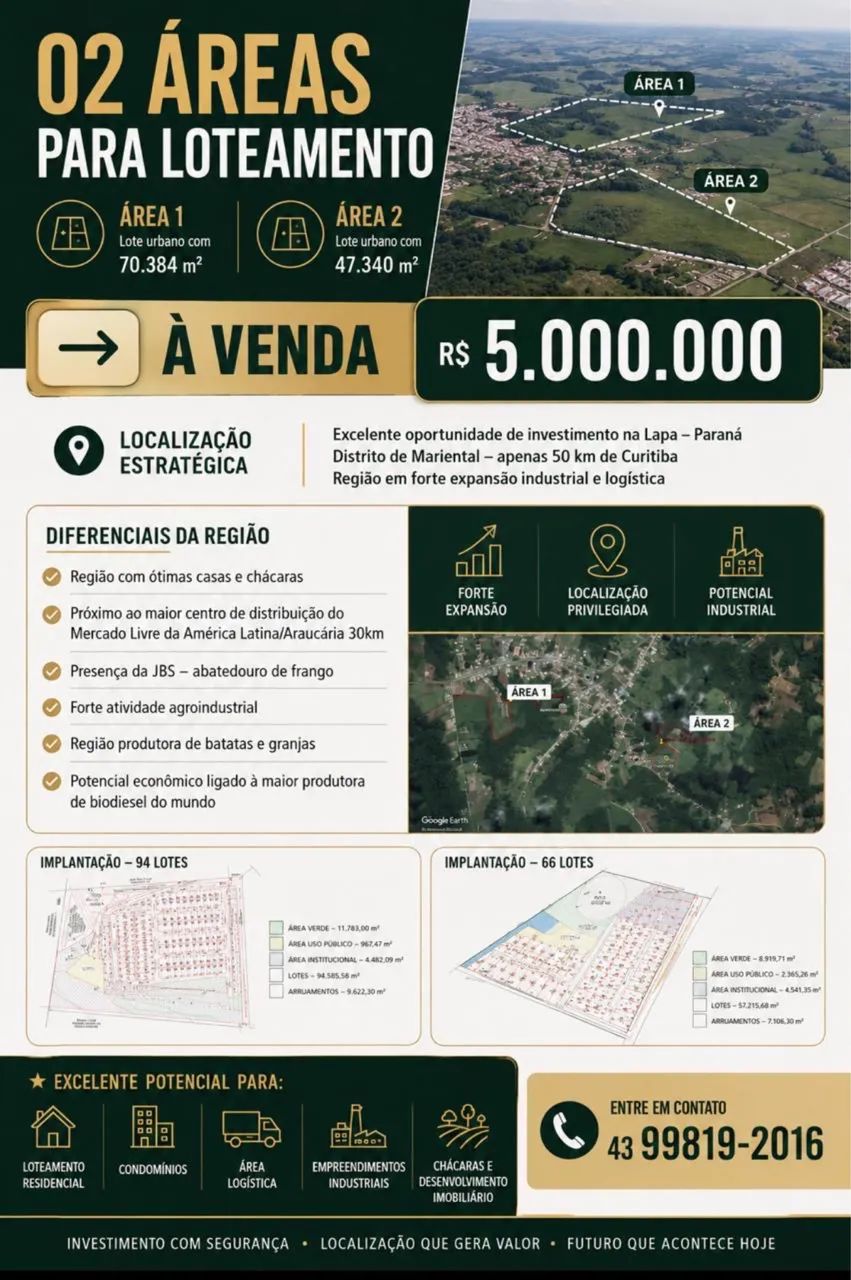 loteamento na Lapa/Pr oportunidade - Foto 4