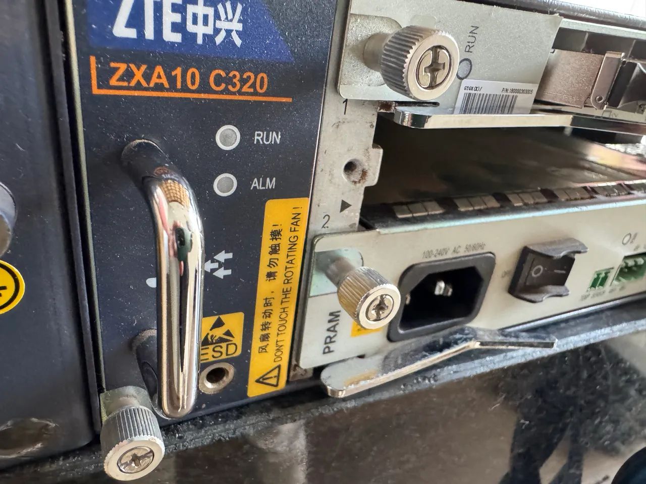 Olt Completa Zte C320 1*smxa Dc + Placa Gtgh C+ 16 Portas