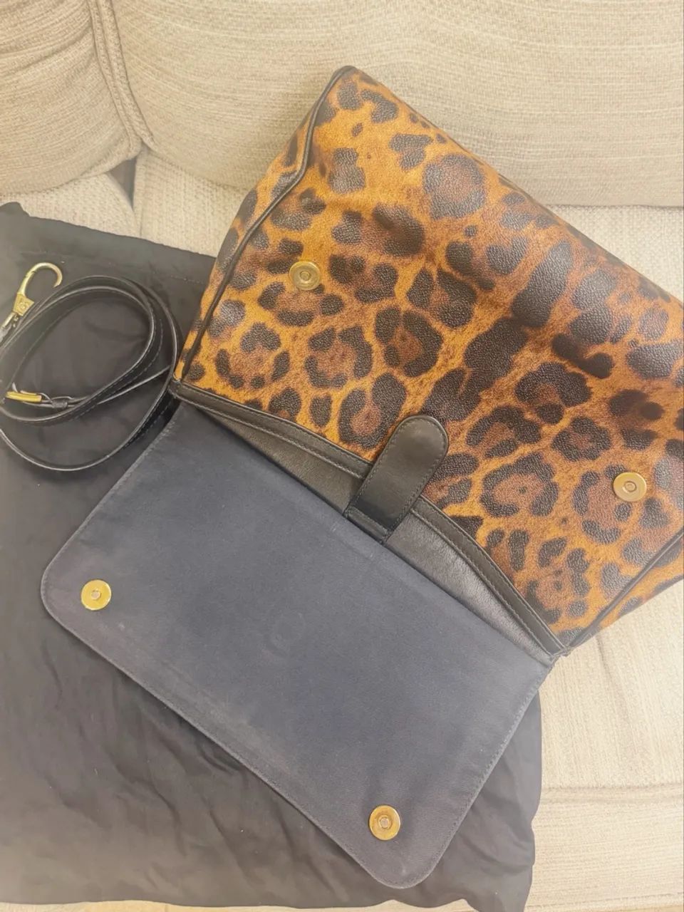 Bolsa Dolce & Gabanna Sicily Leopard  - Foto 3