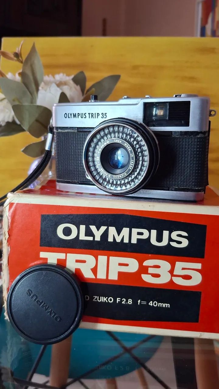 Olympus trip 35 com caixinha - Câmeras e Filmadoras - Centro