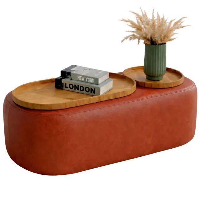 Mesa de Centro Nice Tecido Recouro House Decor - Foto 3