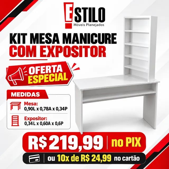 Mesa com Expositor