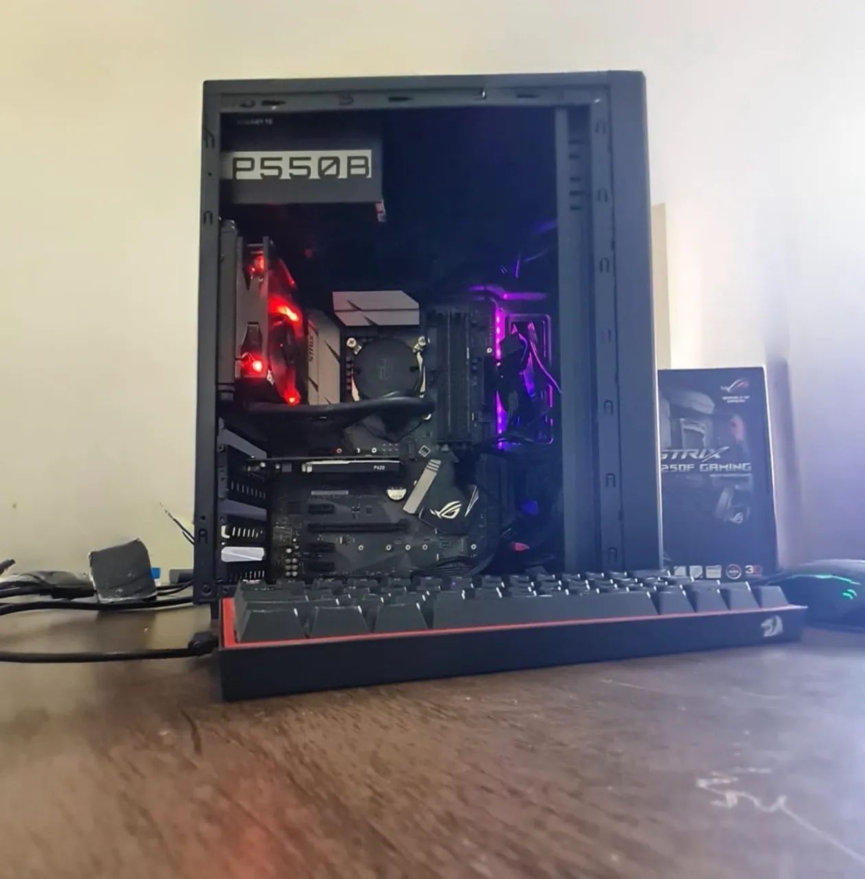 Computador I3 7100 8Gb ASUS gamer STRIX Nvidia p620 2Gb - Foto 5