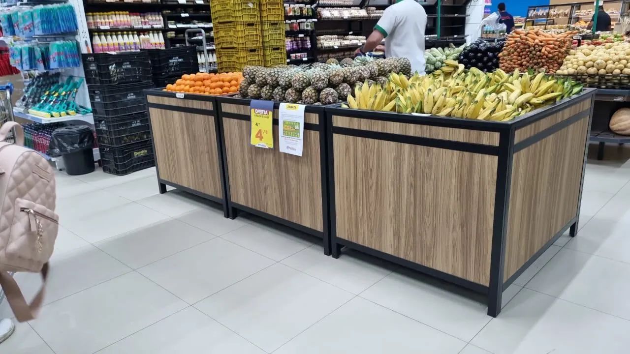 Banca expositor vasca de frutas e verduras Hortifruti  - Foto 4