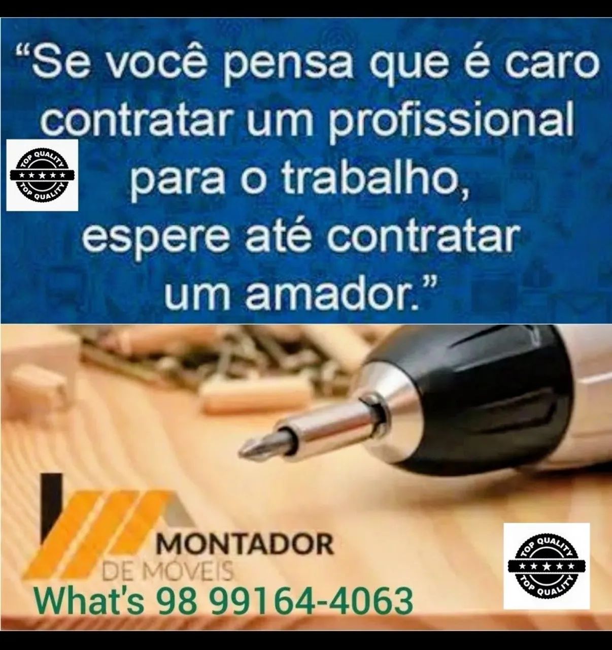Montador Atendimento Imediato toda Ilha