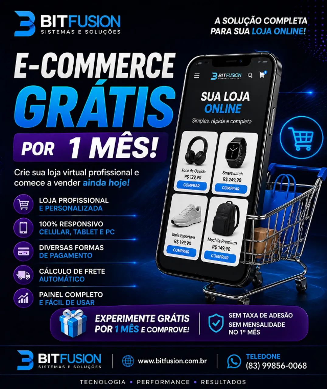 Sistema Profissional Delivery Ecommerce WhatsApp Business e Agenda 1 Mês Grátis - Foto 2