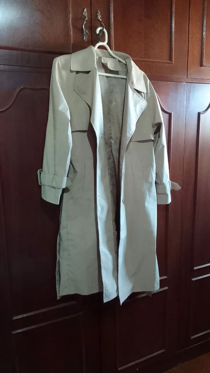 Trench coat feminino G (não é de marca) - Foto 2