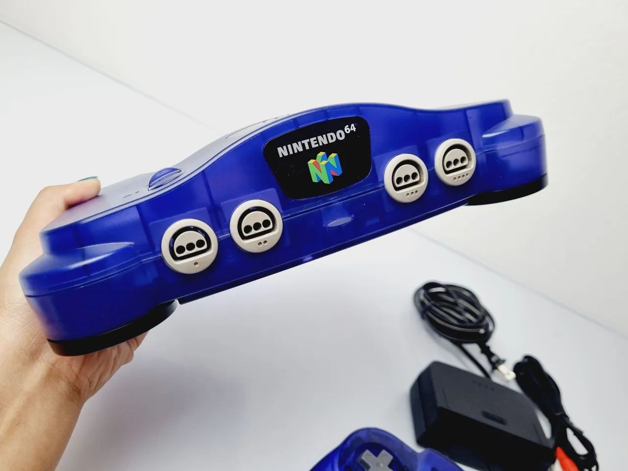 J138- (SEM CAIXA) NINTENDO 64 UVA - Foto 3
