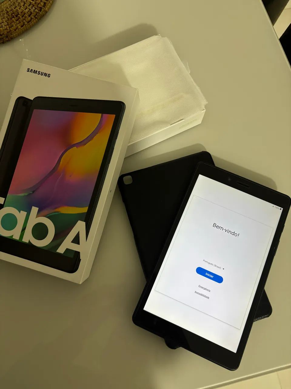 Samsung Galaxy Tab A 32GB 8 Com caixa + capinha e película  - Foto 4