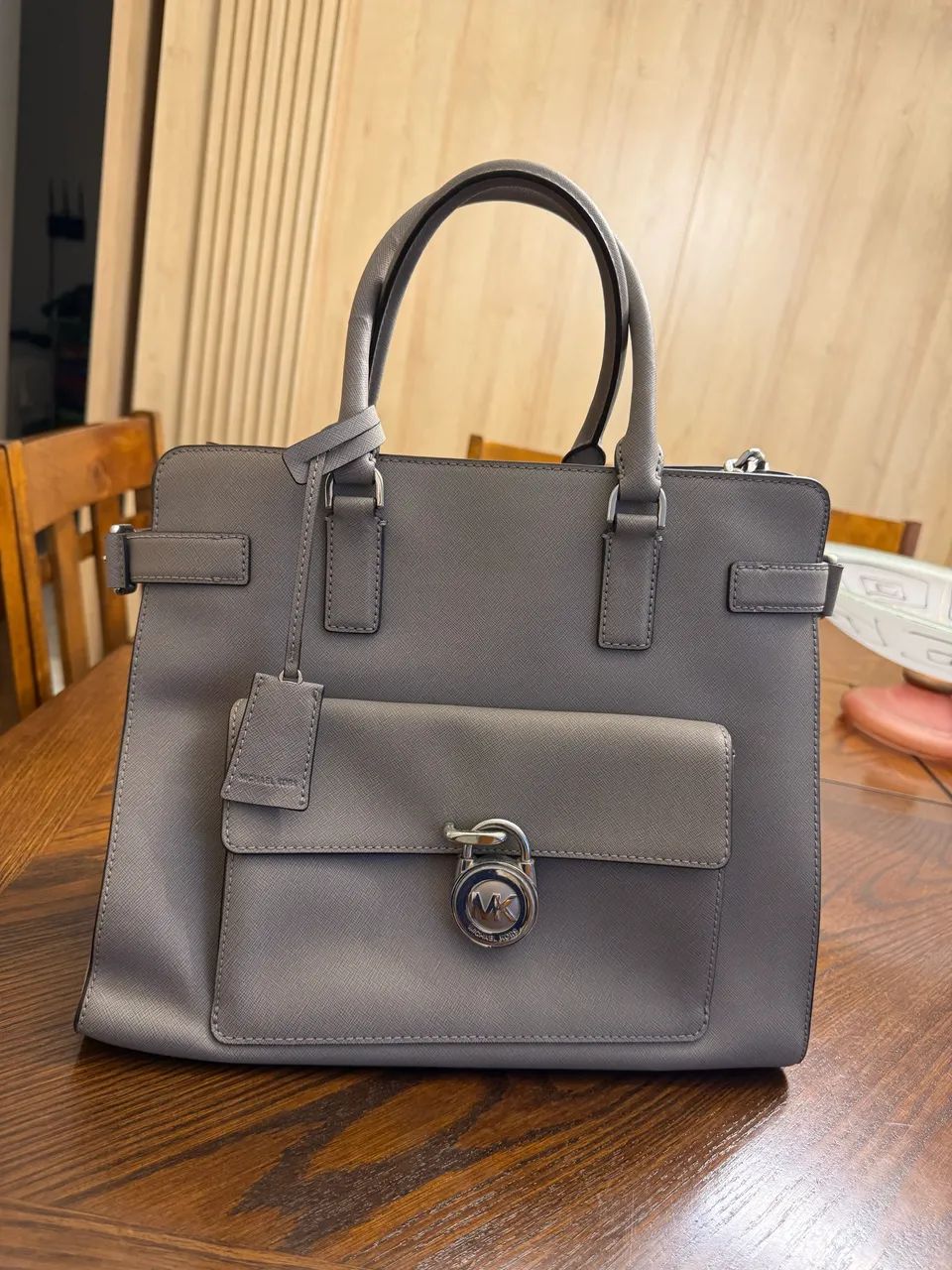 Bolsa Michael Kors original Grande cinza