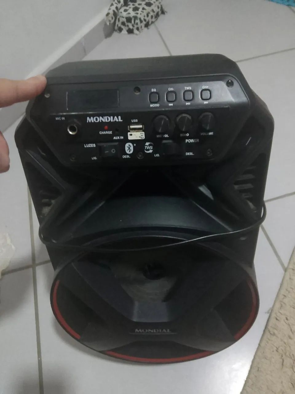 Caixa de som/rádio/
