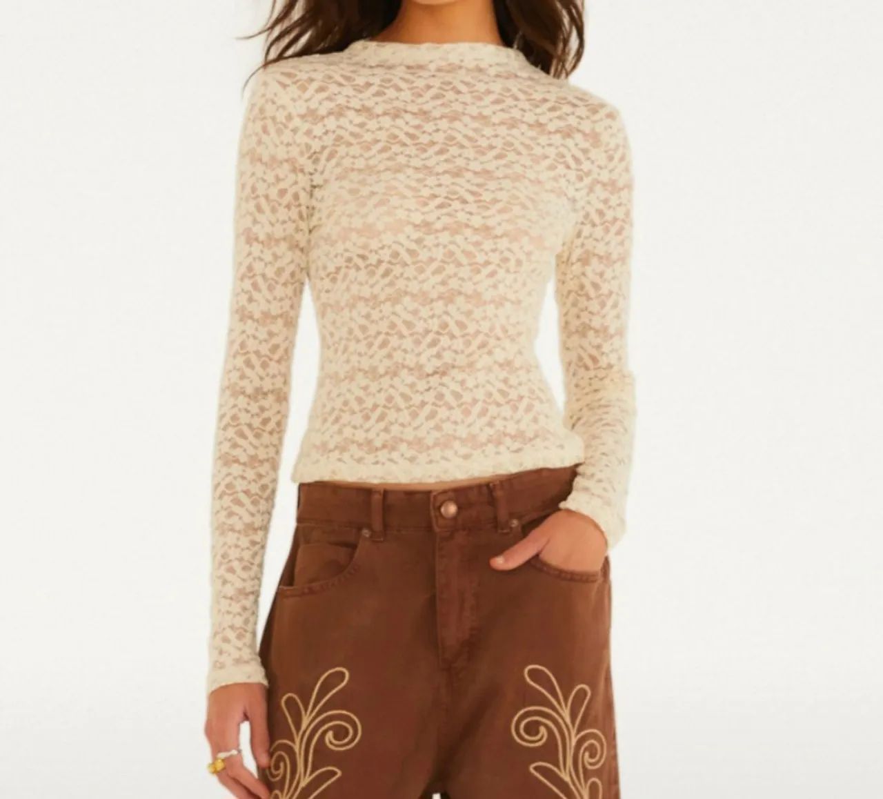 Blusa em renda Farm - Foto 3