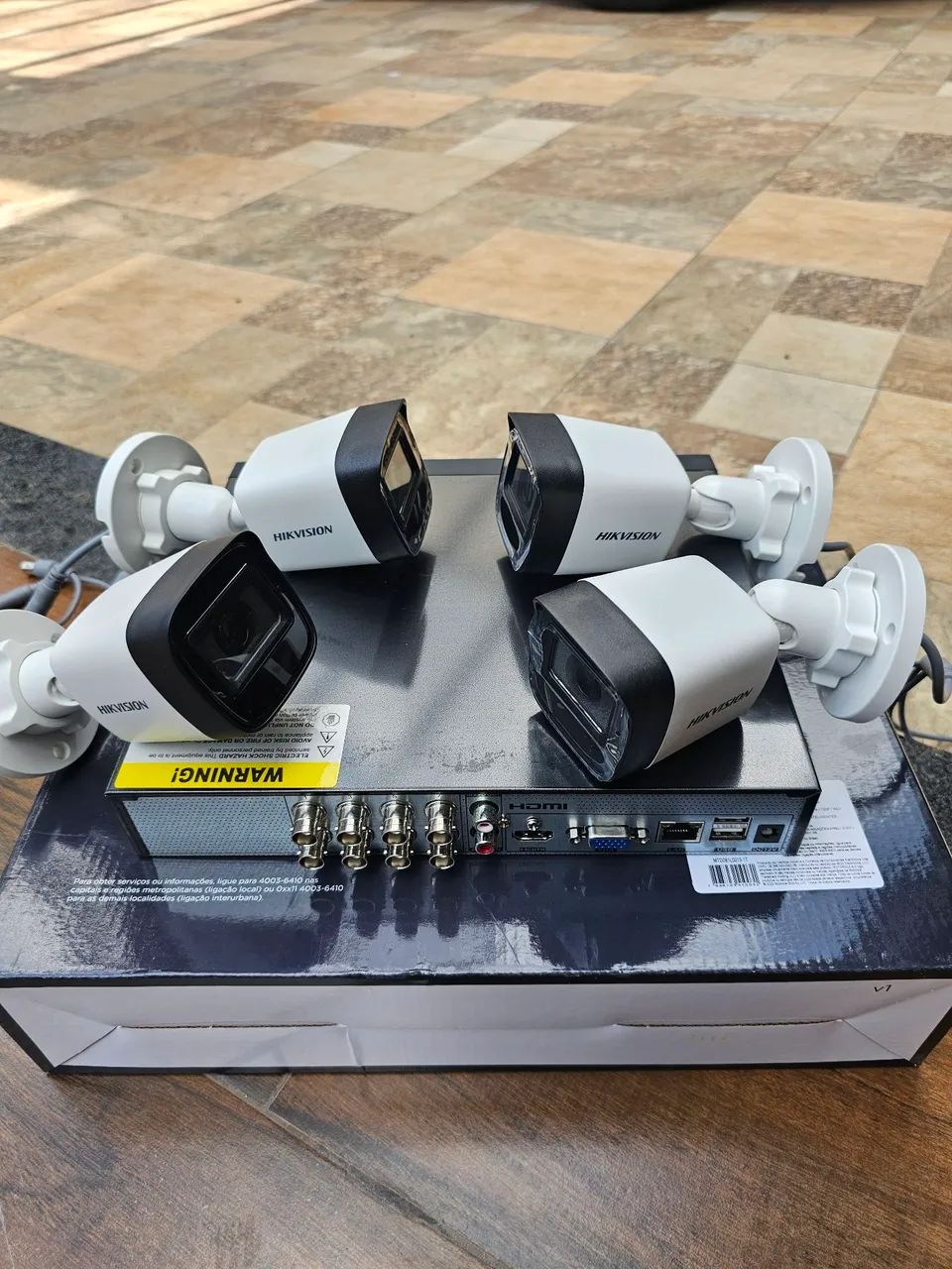 Kit de 4 câmeras Full HD 
