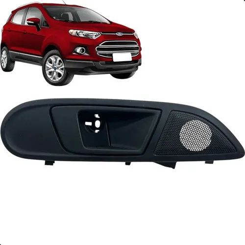 Maçaneta Porta Dianteira Direita Ecosport 2014 A 2017 Preto Dianteira