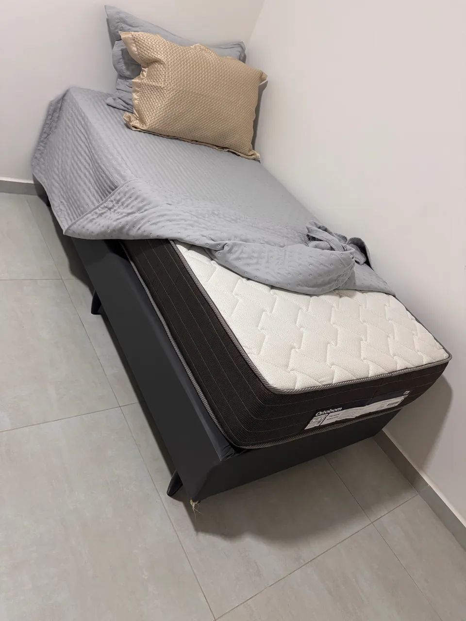 Cama de Solteiro com Colchão - Ortobom - Foto 3