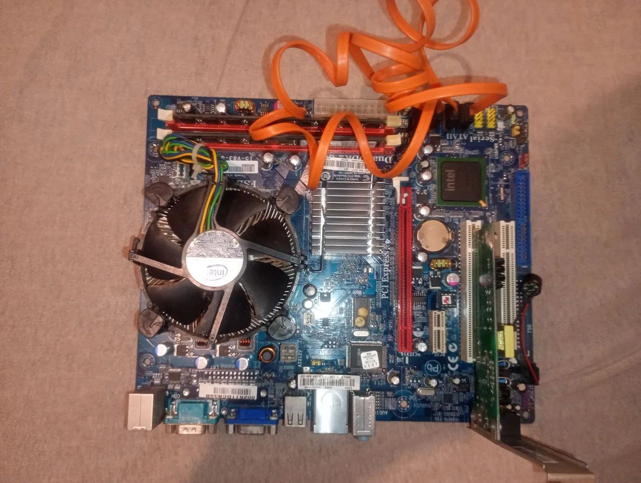 CPU- FUNCIONANDO PLACA MÃE COMPLETA  - Foto 5