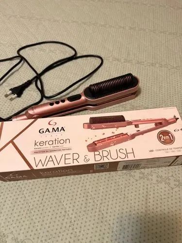 CHAPINHA GAMA KERATION WAVER BIVOLT ATÉ 220° ALISA NA MESMA HORA E FAZ CACHOS.