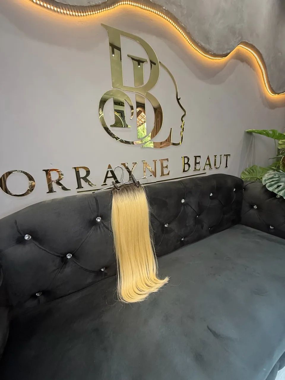 Mega hair brasileiro loiro  - Foto 3