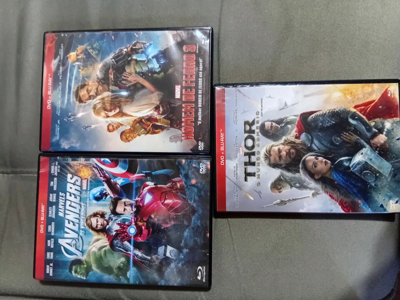 DVDs e blu-rays Marvel em excelente estado - Foto 4