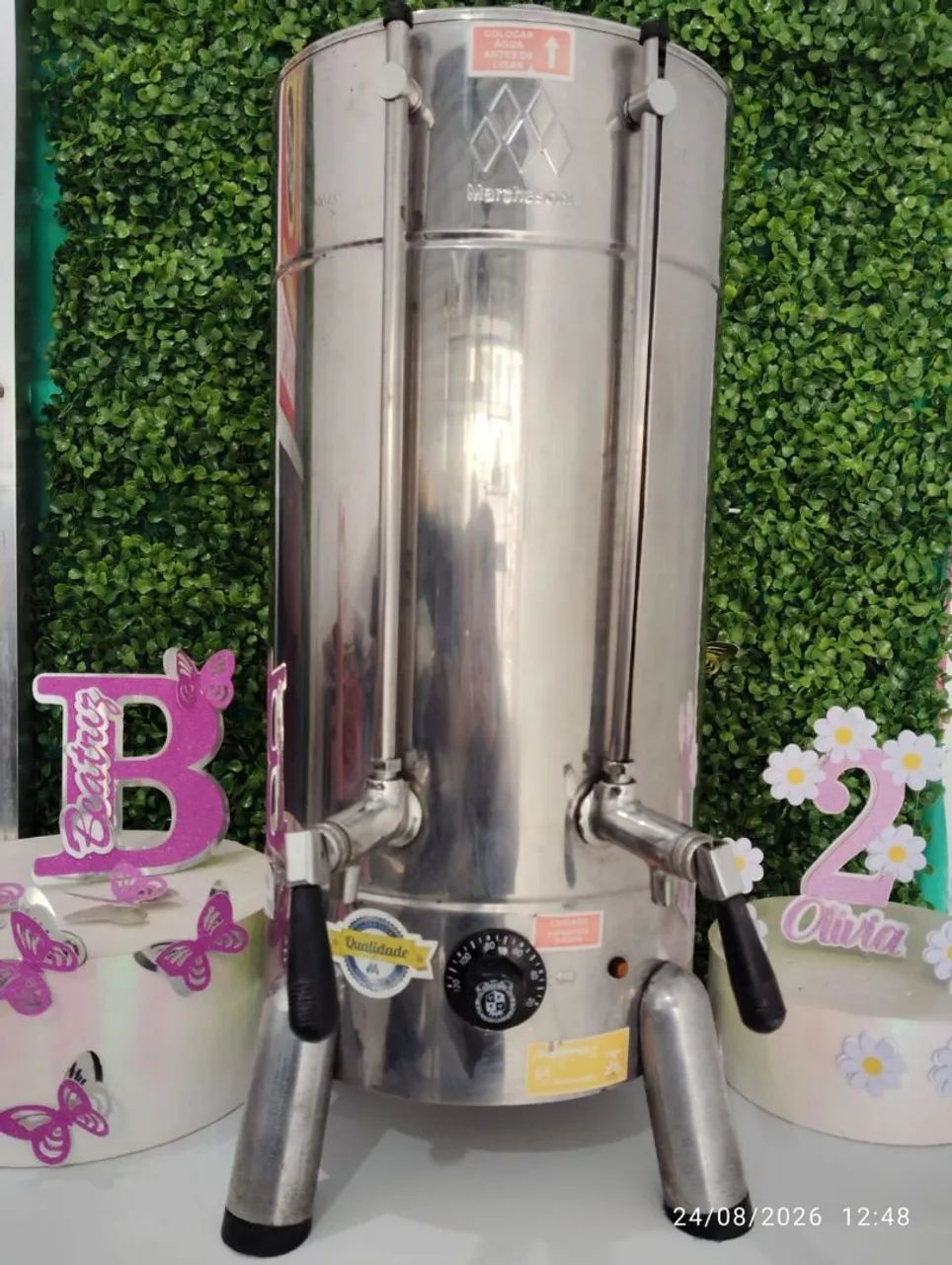 Cafeteira Industrial em inox com 2 torneiras - Foto 5