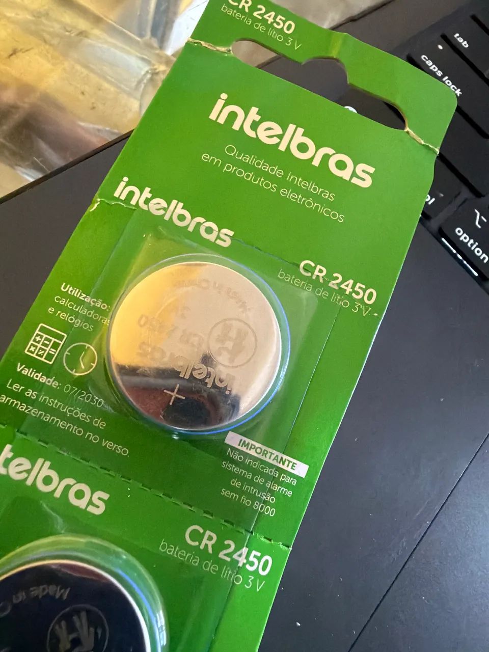 Bateria CR2450 Intelbras