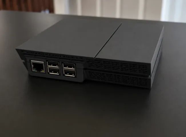 Pistation 4 Case Raspberry pi 3 B e B+ Case Playstation 4 para Rapberry - Foto 2
