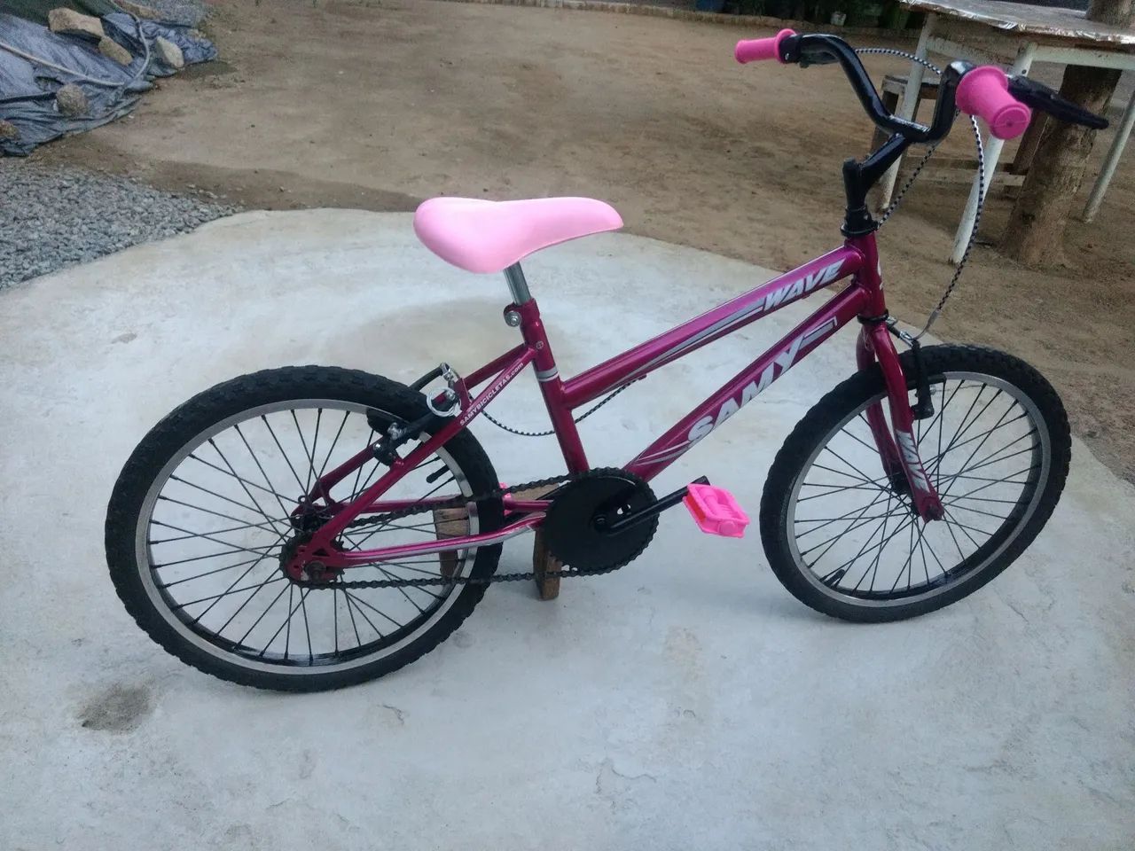 Bicicleta infantil aro 20 reformada 