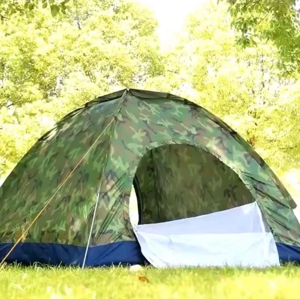 Barraca de camping para 7 pessoas camuflada - Foto 4