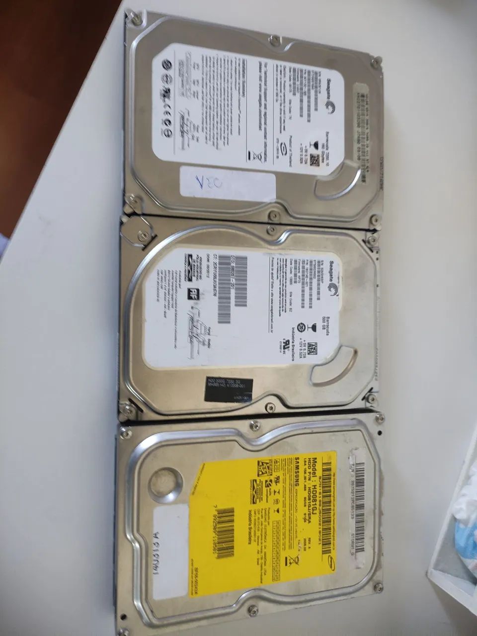 HD sata 80 160 320 500 gb 100% saudável 
