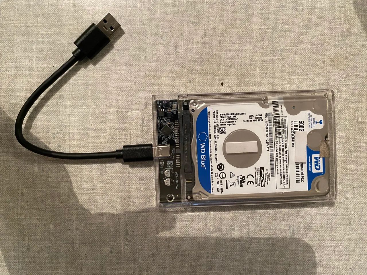 HD EXTERNO - Formatado pronto para uso 