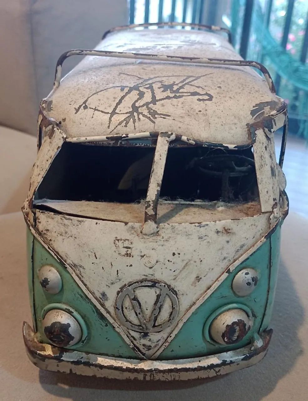 Kombi antiga de ferro para coleção  - Foto 4