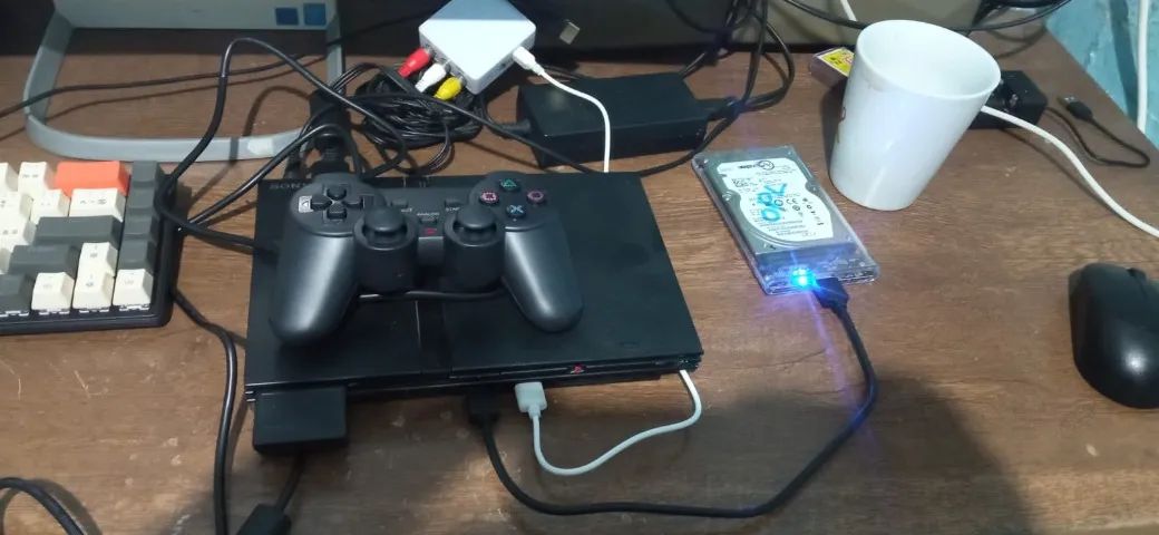 PS2 Slim Completo com HD 250GB - Foto 5