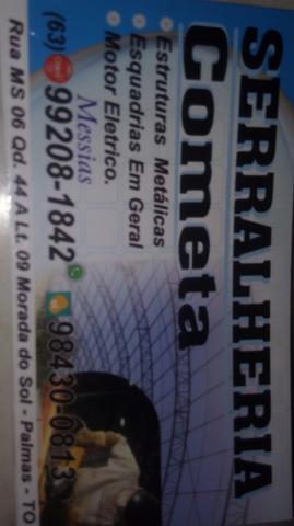Servicos de serralheria galpao e soldas tigre e mig e corte de plasma