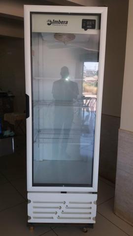 Cervejeira vert. SEMI NOVA porta de vidro 454 L - Foto 2