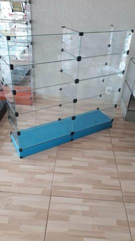 Balcão de vidro