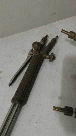 Conjunto oxicorte maçarico completo - Foto 4