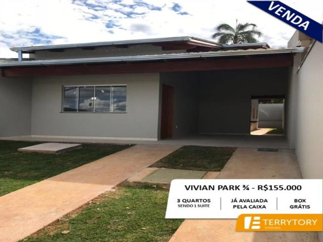 Casa à venda com 3 dormitórios em Viviam parque 2a etapa, Anápolis cod:CA00163