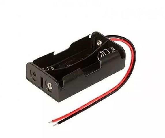 COD-CP115 Kit 2 Unidades Suporte Para 2 Pilhas Aa Arduino Automação Robotica