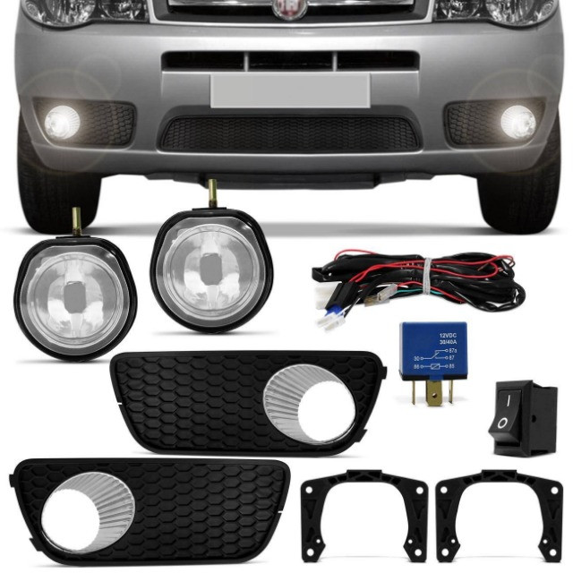 Kit Farol Milha Shock Light Específico Para Todos os Carros