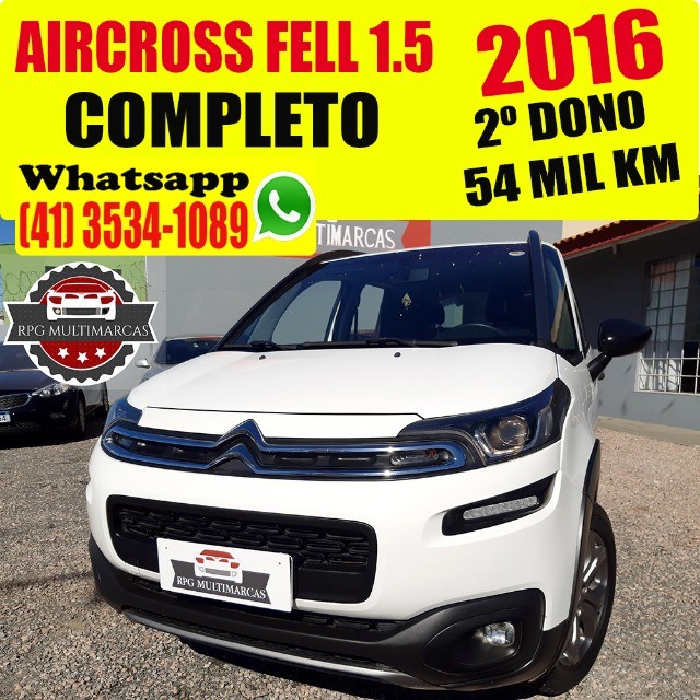 CITROEN AIRCROSS FEEL 1.6 ANO 2016 2º DONO APENAS 54 MIL KM ACEITO TROCA FINANCIO