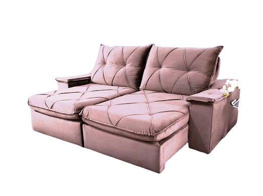Sala sofá retrátil e reclinavel 250 cm  - Foto 2