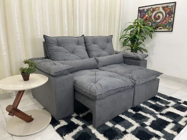 Sofá Retrátil e Reclinável Grécia/Tunísia 200 - Compre Hoje Receba Amanhã!!!Maio0080