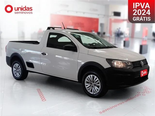 Comprar Picape Volkswagen Saveiro 1.6 16v G6 Cross Cabine Estendida Flex  Branco 2015 em Bauru-SP