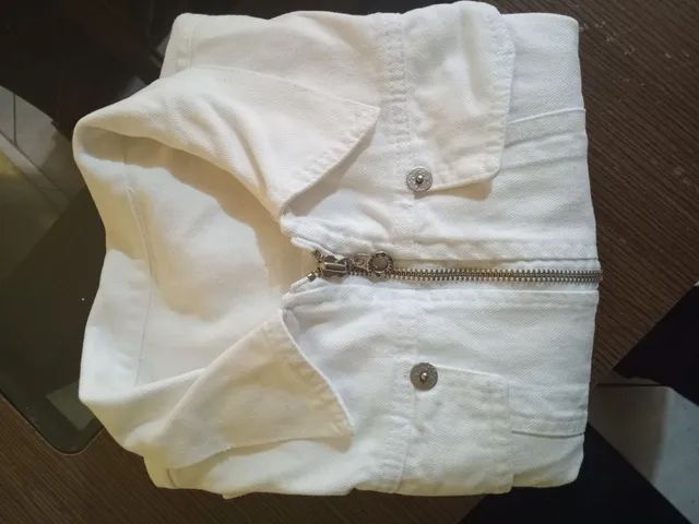 Jaqueta Jeans Branca - Foto 5